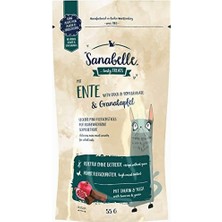Braventa Collection Sanabelle Snack Ördek ve Narlı Kedi Ödül Maması 55GR