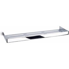 Braventa Collection System Banyo Krom Duş Rafı Krom Renk 50X100X400 mm Beyaz Tek Ebat BA3003 043 Cr