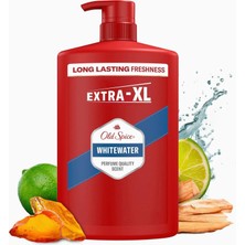 Braventa Collection Old Whitewater Erkekler Için Duş Jeli ve Şampuan 1000 ml Ekstra-Xl