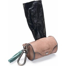 Braventa Collection Köpek Dışkı Toplama Poşeti Taşıma Çantası, Pudra Pembe, 8X5X5CM