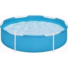 Braventa Collection My Frame Havuz 152 x 38 Cm, Mavi, Yuvarlak