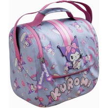 Braventa Collection Wiggle Kuromi Temalı Lisanslı Tek Bölmeli El Askılı Çocuk Okul Termal Beslenme Çantası (Lila)