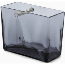 Braventa Collection Biga Diş Fırçalık, Şeffaf Siyah Krom