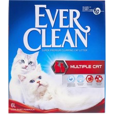 Braventa Collection Clean Multiple Birden Fazla Kedili Evler Için Kokulu Topaklanan Kedi Kumu 6 Lt