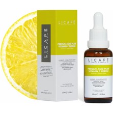 Braventa Collection Licape Ferulik Asit + Vitamin C Serumu – Antioksidan, Aydınlatıcı ve Yaşlanma Karşıtı Yüz Serumu – C