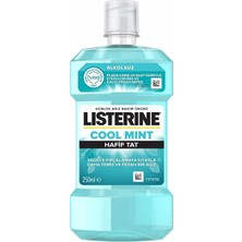 Braventa Collection Listerine, Cool Mint, Günlük Ağız Bakım Ürünü, Hafif Tat, Sıfır Alkol, Nane Aromalı, 250ML