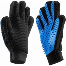 Braventa Collection Kedi Köpek Tarağı - Tüy Toplama Eldiveni Evcil Hayvan Fırçası - Mavi