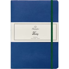 Pineider Defter Funky 14,5X21 cm Deep Mavi CNLL003M618