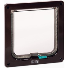 Braventa Collection 2 Yön Kilitli Kedi Kapısı 19.2X20 Cm, Kahverengi