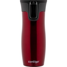 Braventa Collection Westloop Autoseal Termos Bardak 470 ml Kırmızı