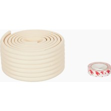 Braventa Collection Agubugu Baby AGU-048 Krem Çok Amaçlı Geniş Kenar Koruyucu - Krem, Beyaz