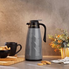 Braventa Collection Schafer Kitchenhouse Mimoza 1,5 L Cam Termos-Gri