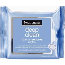 Braventa Collection Neutrogena-Deep Clean Makyaj Temizleme Mendili 25 Adet