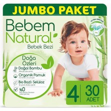 Braventa Collection Bebem Natural Bebek Bezi 4 Beden Maxi 30 Adet