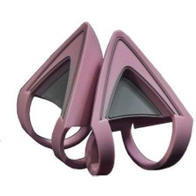 Braventa Collection Kitty Ears For Kraken - Kulak Üstü Kulaklık Aksesuarı - Kuvars Pembe