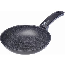 Braventa Collection Moneta Alluflon Kızartma Tavası Yapışmaz Etnea, Alüminyum, Siyah, Ø 20 cm