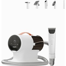 Braventa Collection Xenon Profesyonel Evcil Hayvan Bakım Seti Kedi Köpek Tarağı Vakumlu Tıraş Makinesi Tüy Toplama Aleti