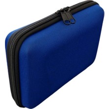 Braventa Collection Next Craft Makyaj Çantası Sert Kapaklı Kozmetik Seyahat Organizeri Çok Amaçlı (Mavi)