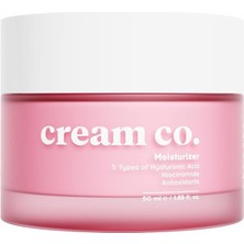 Braventa Collection Cream Co. Su Bazlı Moisturizer Nemlendirici Aydınlatıcı Yüz Kremi, Hyaluronik Asit, 50 Ml, Tüm Cilt