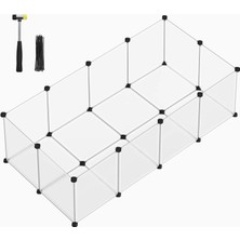 Braventa Collection Dış Mekan Muhafazası, Zemin Panelleri, Oyun Parkı, Kobay Muhafazası, Plastikten Yapılmış, Hamster, T