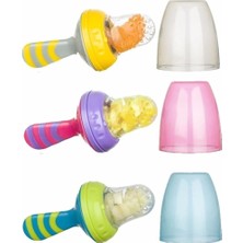 Braventa Collection Bebedor 589 Silikon Meyve ve Sebze Besleyici, Sarı, 6+ Ay, 0.08 kg