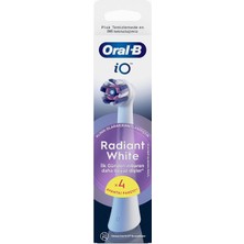 Braventa Collection Oral-B Io Radiant White Beyaz Diş Fırçası Yedek Başlığı 4 Adet