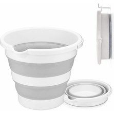 Braventa Collection Orret Home 12.8 Litre Katlanabilir Kova – Akordiyon Tasarımlı Katlanır Temizlik ve Araç Yıkama Kovas