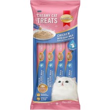 Braventa Collection Smartheart Krema Kedi Ödülü Tavuk ile Keçi Sütü 4X15 gr