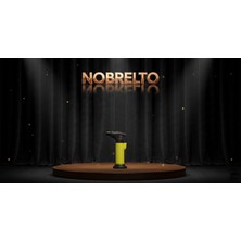 Nobrelto Profesyonel Mutfak ve Kamp Tipi Pürmüz Çakmak - Rüzgara Dayanıklı Emniyet Kilitli ve Doldurulabilir (Karışık Renk) Jet Alevli Çok Amaçlı Pürmüz Çakmak