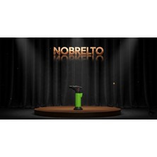 Nobrelto Profesyonel Mutfak ve Kamp Tipi Pürmüz Çakmak - Rüzgara Dayanıklı Emniyet Kilitli ve Doldurulabilir (Karışık Renk) Jet Alevli Çok Amaçlı Pürmüz Çakmak