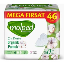 Braventa Collection Molped Pure&soft Ultra Hijyenik Ped Normal Mega Fırsat 46 Adet, Kanatlı