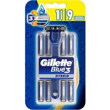 Braventa Collection Blue3 Hybrid Erkek Tıraş Makinesi + Yedek Tıraş Bıçağı 9'lu