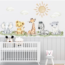 Braventa Collection Happy Decals Orman Hayvanları Duvar Etiketi