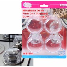 Braventa Collection Miny Baby Ocak/fırın Gaz Düğmesi Güvenlik Kapağı (4 Adet)