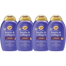 Braventa Collection Ogx Dolgunlaştırıcı Biotin & Kolajen Şampuan (4 x 385 Ml)