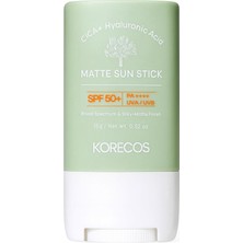 Braventa Collection Korecos Matte Sun Stick SPF50+ Pa++++ Uva/uvb Mat Bitiş Sağlayan Yüksek Korumalı Stick Formunda Güne