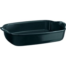 Braventa Collection Emile Henry Fırın Kabı Dikdörtgen 28 x 42,5 cm Yeşil/cedar