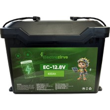 Electrozirve 12.8V 400AH Lityum Lifepo4 Batarya