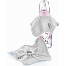 Braventa Collection Babyjem Biberon Önlüğü (Gri)