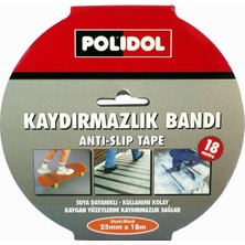 Braventa Collection Polidol Zemin Kaydırmazlık Bantı 25 mm x 18,3 M Siyah