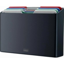 Braventa Collection Joseph Joseph Folio Regular Kesme Tahtası Seti, Grafit, Sahil Grisi