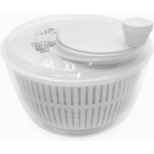 Braventa Collection Melkan Home Salata ve Sebze Kurutucu 4.5 Litre Beyaz Renk