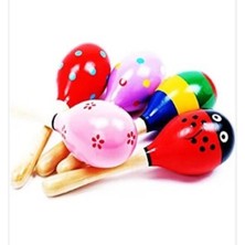 Mey İthalat Ahşap Renkli 5 Adet Çocuk Müzik Aleti Eğitim