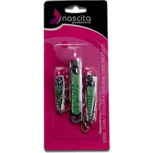 Braventa Collection Desenli El Tırnak Makası Seti (3'lü)