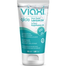 Viaxi Glide Su Bazlı Kayganlaştırıcı Jel Sade 50 ml Alkol İçermeyen Uzun Süreli Kayganlık