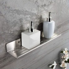 UltraMint Şampuanlık ve Sabunluk Çok Amaçlı Paslanmaz Çelik Banyo Rafı 40 cm