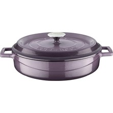 Braventa Collection Döküm Çok Amaçlı Yayvan Tencere Trendy Serisi, Çap 28CM