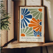Braventa Collection Fark Tanıtım Flower Gallery Çerçevesiz Poster, Modern Dekoratif Çerçevesiz Poster, Tablo, Flower, 40