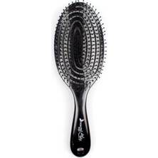 Braventa Collection Pro Üç Boyutlu Oval Saç Fırçası-03 Siyah 1 Paket(1 x 1 Adet)