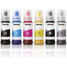 Braventa Collection Photoink L Serisi Muadil Mürekkepleri, Epson 103 Ecotank Photoink 4 Renk Set Mürekkep L6290 L6270 L6